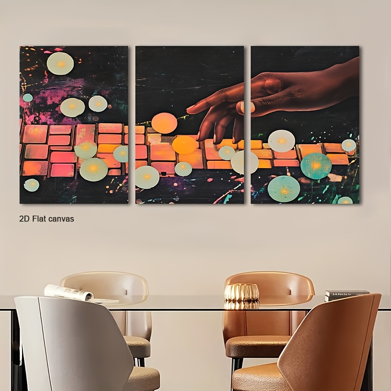 Canvas Wrap Ready - Tela senza cornice 3 pezzi -