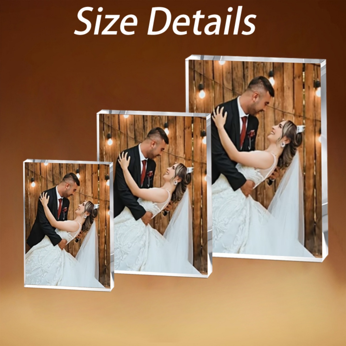 Photo Acrylic Block - Portafoto Personalizzato in Acrilico 2D Piatto