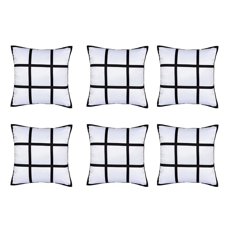Pillow Cover Sublimation - ABKJ-6 Pezzi Federe per Cuscini Personalizzabili