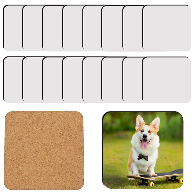 Set di 18 Sottobicchieri Quadr - Coaster Sublimation Blank recensione e prezzo