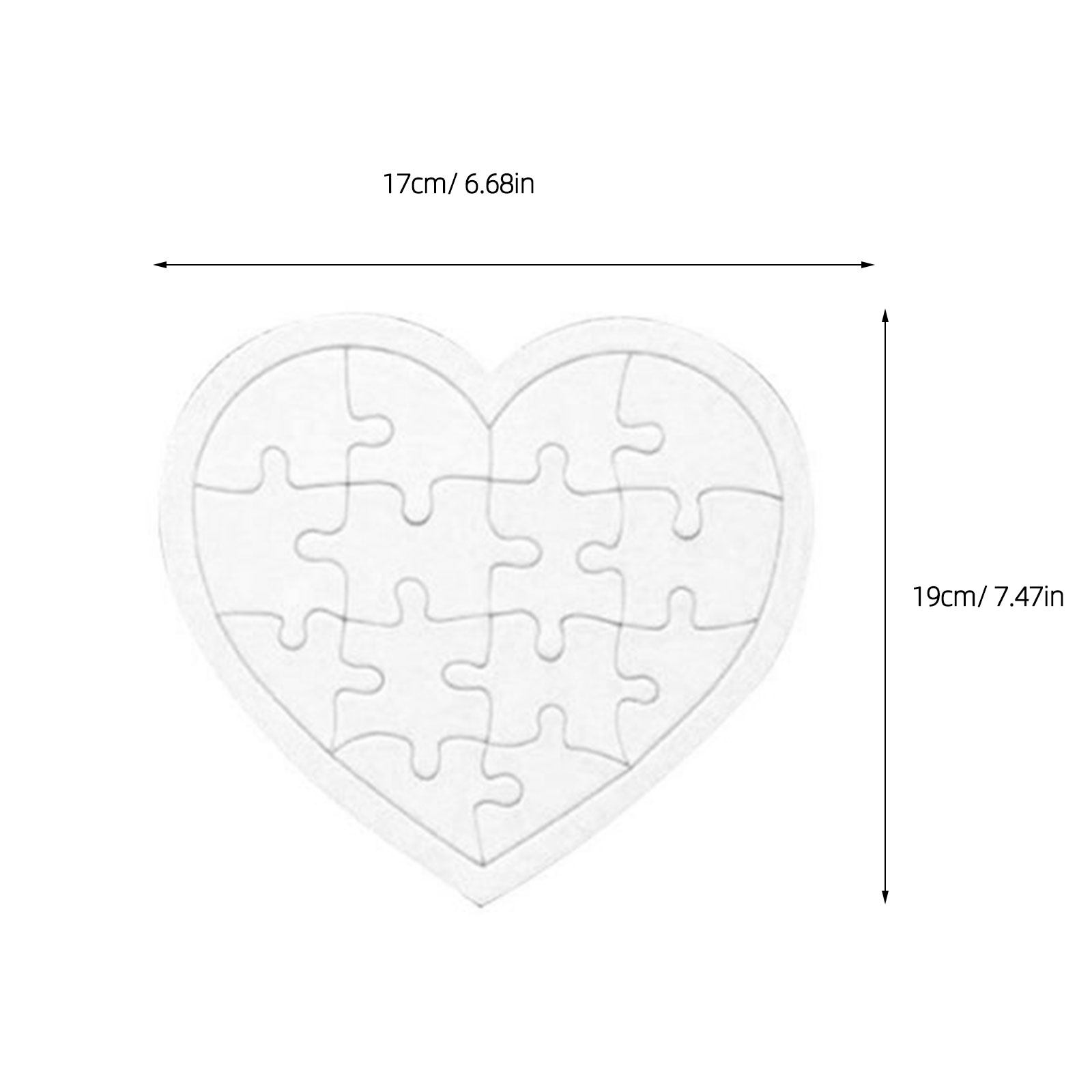 4 Pezzi di Puzzle Bianchi per  - Puzzle Blank White recensione e prezzo