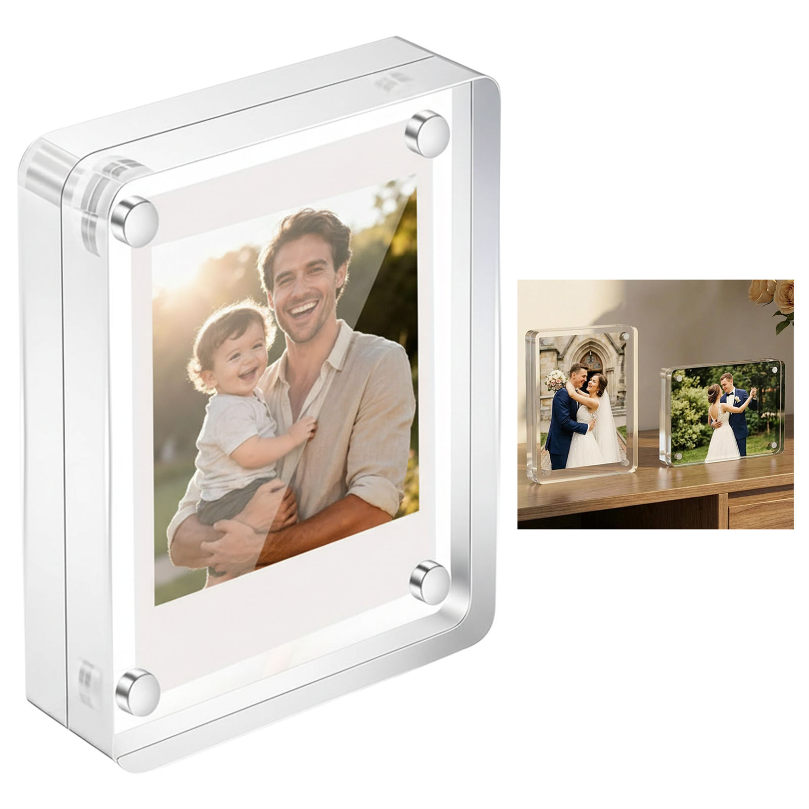 Cornice Fotografica Magnetica  - Photo Acrylic Block recensione e prezzo
