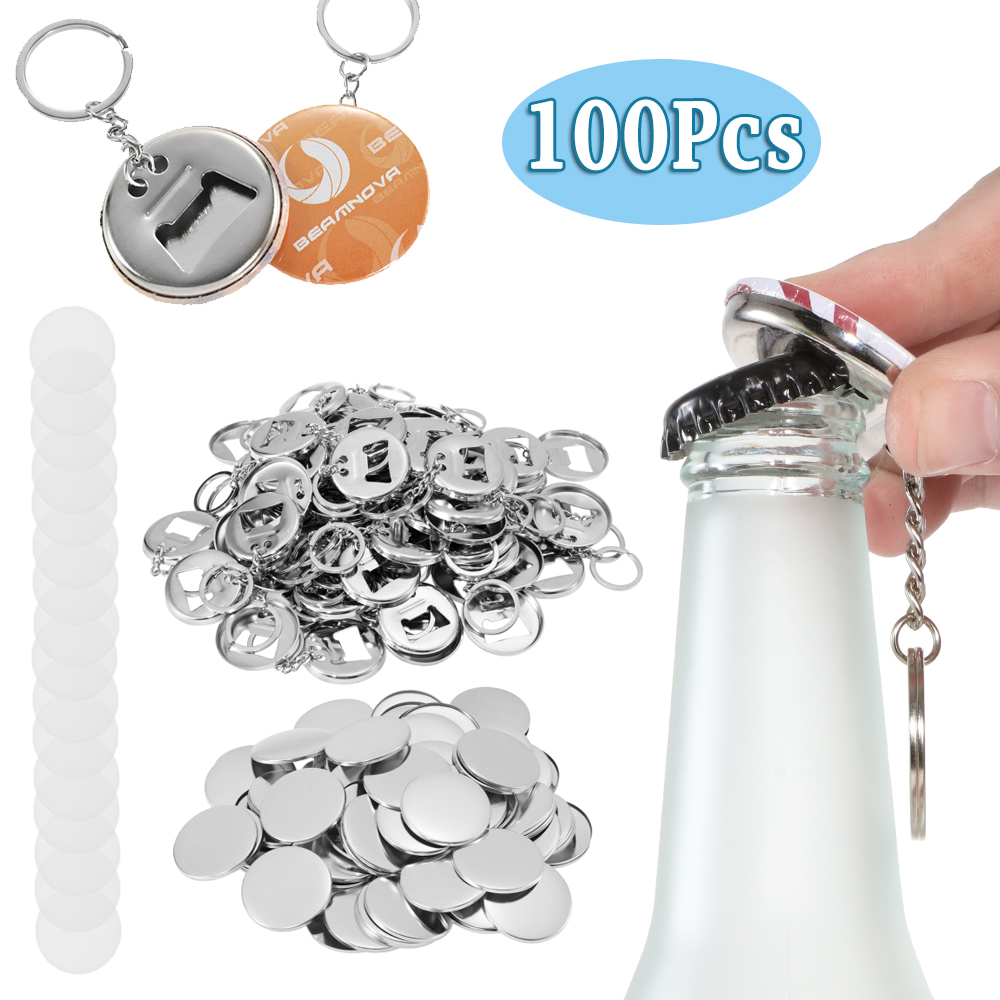 100 pezzi materiali badge apri - Button Badge Blank recensione e prezzo